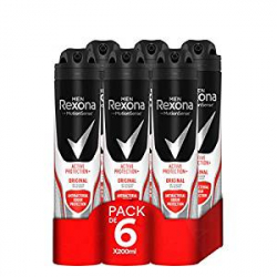Pack 6x Desodorante antitranspirante Rexona Men Active Protection Original (6x200ml)