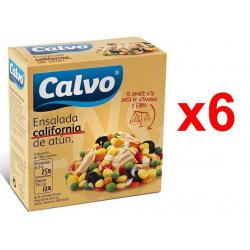 Chollo - Pack 6x Ensalada california de atún Calvo 6x150g