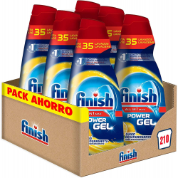 Chollo - Finish Power Gel All in One Max Lim&oacute;n Desengrasante 35 lavados &lpar;Pack de 6&rpar;