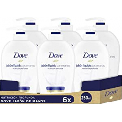 Chollo - Pack 6x Jabón líquido Dove Nutrición Profunda 6x250ml