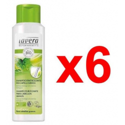 Chollo - Pack 6x Lavera Champ&uacute; Purificante Bio para Cabellos Grasos &lpar;6x250ml&rpar;
