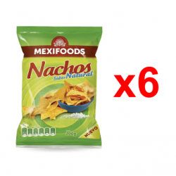 Chollo - Pack 6x Nachos Mexifoods Sabor Natural 6x200g