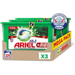 Chollo - Pack Detergente en cápsulas Ariel Allin1 Pods Oxi 129 lavados