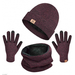 Chollo - Pack Gorro &plus; Bufanda &plus; Guantes T&eacute;rmicos Heekpek