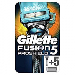 Chollo - Pack Maquinilla Gillette Fusion 5 ProShield Chill + 5 Recambios Extra