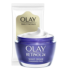 Chollo - Pack Olay Retinol 24 Crema de Noche 50ml + Daily Facials Toallitas Limpiadoras 7uds