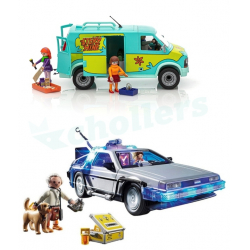 Chollo - Pack Playmobil: Back to the Future Delorean + Scooby-Doo La Máquina del Misterio