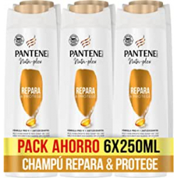 Pantene Champú Repara & Protege Nutri Pro-V 250ml (Pack de 6)
