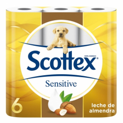 Chollo - Papel Higiénico Scottex Sensitive (6 rollos)