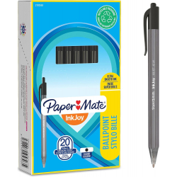 Chollo - Paper Mate InkJoy 100RT Negro (Pack de 20) | S0957030