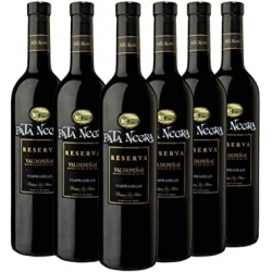Chollo - Pata Negra Tinto Reserva DO Valdepe&ntilde;as 75cl &lpar;Pack de 6&rpar;