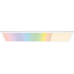 Chollo - Paulmann Panel LED 79810&comma; 1195 x 295 mm&comma; RGBW&comma; Smart Home Zigbee&comma; Cuadrado&comma; Incluye 1 l&aacute;mpara de Techo Regulable W&comma; Color Blanco Mate&comma; de Metal&comma; 2700 