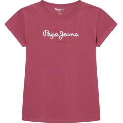 Chollo - Pepe Jeans Hana Glitter Detail Logo T-Shirt | PG502924217