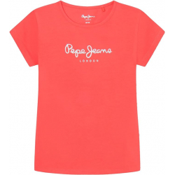 Chollo - Pepe Jeans Hana Glitter Detail Logo T-Shirt | PG502924241