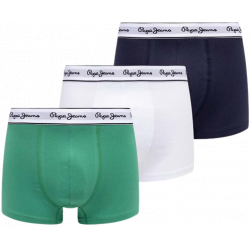 Chollo - Pepe Jeans Solid Stretchy Cotton Boxers 3-Pack | PMU10978652