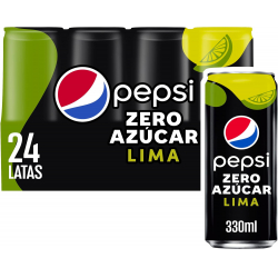 Chollo - Pepsi Zero Azúcar Lima Lata 33cl (Pack de 24)