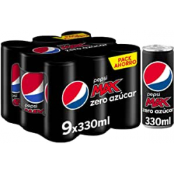 Chollo - Pepsi Max Lata 33cl (Pack de 9)