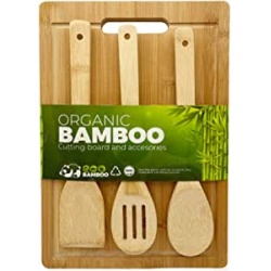 Chollo - Perna Home Tabla De Cortar y Utensilios de Bambú Kit