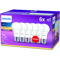 Chollo - Philips CorePro LED A60 E27 11W 2700K &lpar;Pack de 6&rpar;