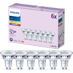 Philips LED Spot PAR16 GU10 4.6W 2700K (Pack de 6) | 929001215237