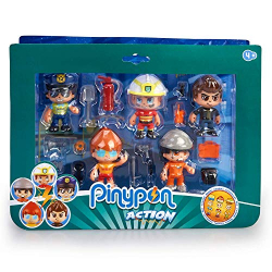 Chollo - Pinypon Action Pack 5 Figuras Serie 2 | Famosa 700015265