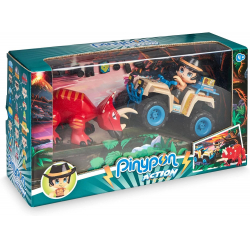 Pinypon Action Wild Quad con Dino | Famosa 700016772