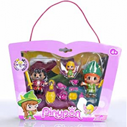 Chollo - Pinypon Set Figuras Peter Pan Garfio y Campanilla &lpar;Famosa 700012738&rpar;