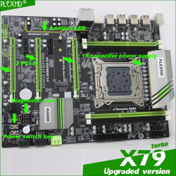 Placa Base PLEXHD Turbo Intel X79 (LGA 2011)