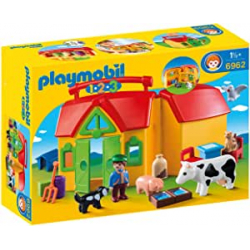 Chollo - Playmobil 1&period;2&period;3 Granja Malet&iacute;n &lpar;6962&rpar;