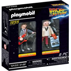 Back to the Future Marty McFly y Dr. Emmet Brown | Playmobil 70459
