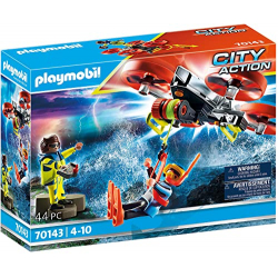Chollo - Rescate Marítimo: Buzo con Dron de Rescate | Playmobil City Action 70143