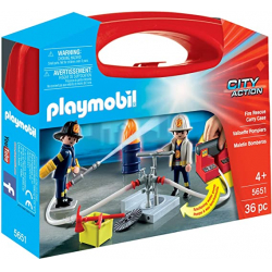 Playmobil City Action: Maletín grande de bomberos con bomba de agua | 5651
