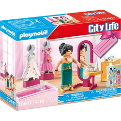 Chollo - PLAYMOBIL City Life Set de Regalo Tienda de Moda Festiva | 70677