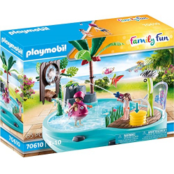 Chollo - PLAYMOBIL Family Fun Piscina Divertida con Rociador de Agua | 70610
