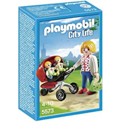 Playmobil Mamá con Carrito de Gemelos (5573)