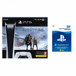 Chollo - PlayStation 5 Digital + God of War Ragnarök Bundle + PSN 50€