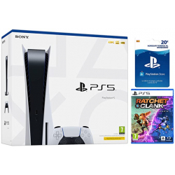 Chollo - PlayStation 5 Standard + Ratchet & Clank: Una Dimensión Aparte + Tarjeta PSN 20€