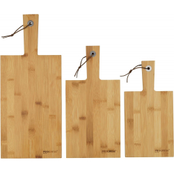 Chollo - Progress Bamboo Paddle Chopping Board Set de 3 pcs | BW05082EU