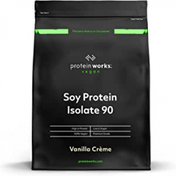 Chollo - Protein Works Proteína de Soja 90 Vainilla 1kg
