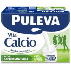 Chollo - Puleva VitaCalcio Semidesnatada Brik 1L (Pack de 6)