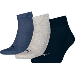 Chollo - PUMA Quarter Plain Socks 3-Pack &vert; 906978&lowbar;13