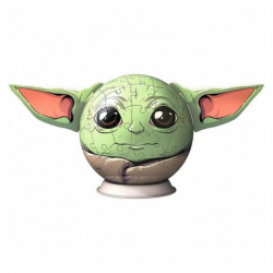 Chollo - Ravensburger Puzzle-Ball Star Wars Mandalorian Grogu Ears 72 piezas | ‎11556