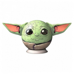 Chollo - Ravensburger Puzzle-Ball Star Wars Mandalorian Grogu Ears 72 piezas &vert; &lrm;11556