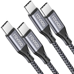 Chollo - RAVIAD Cable USB-C a USB-C (Pack de 2) | H040-GR-100
