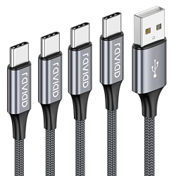 Raviad Y001-GR Cables USB-C (Pack de 4)
