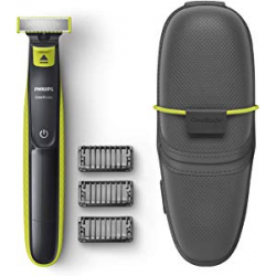 Chollo - Recortador de barba Philips OneBlade QP2520&sol;65 &plus; 3 peines-guia &plus; Funda