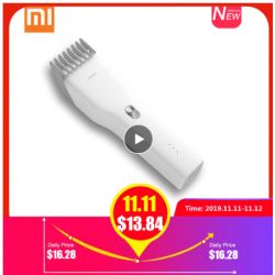 Recortadora de pelo eléctrica ENCHEN de Xiaomi para hombre, recortadora de barba profesional recargable USB, máquina de corte de pelo impermeable IPX7