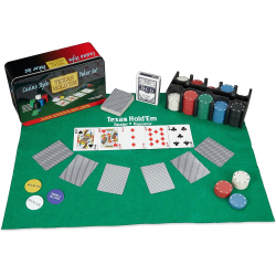 Texas Hold'Em Casino Style Poker Set | ‎Relaxdays 10022799