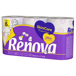 Chollo - Renova Papel Higiénico Skin Care Plus 6 rollos