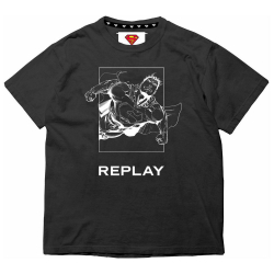 Chollo - Replay White SuperMan T-Shirt | M6120C.000.22880